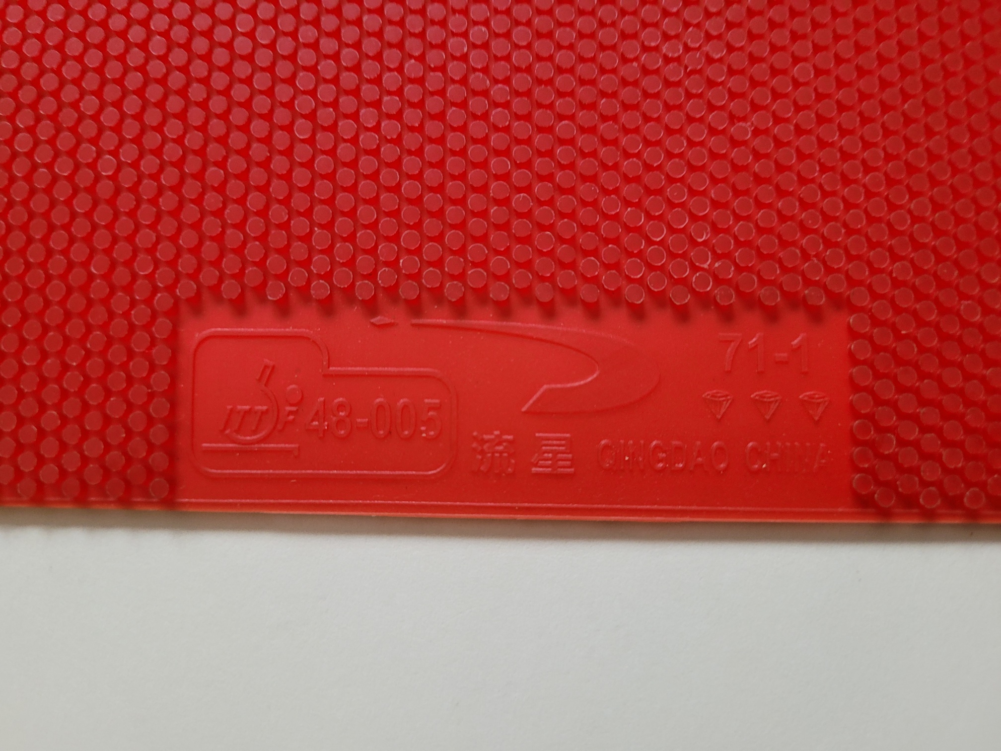 Meteor Belag 71-1 3-Diamonds Mittellange Noppen – Bild 3