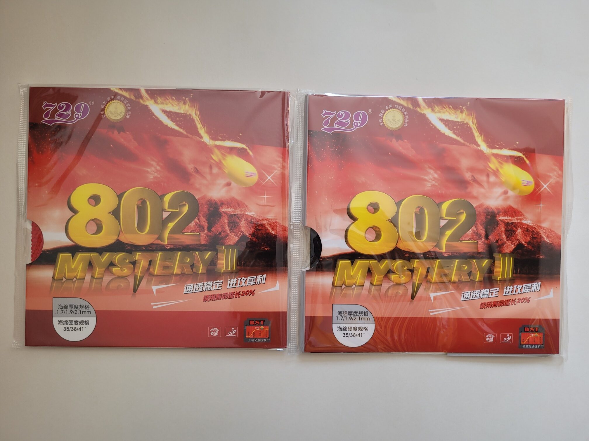 Friendship 729 Belag 802 Mystery III Kurze Noppen