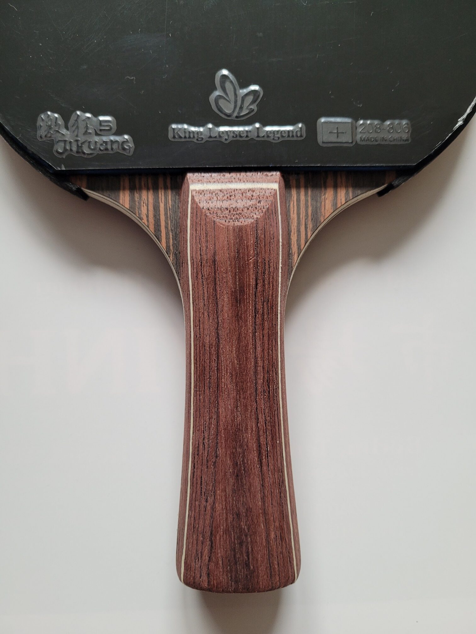 Tischtennisschläger King Leyser Legend X5 Carbon Jikuang Friendship 729 + Hülle – Bild 5