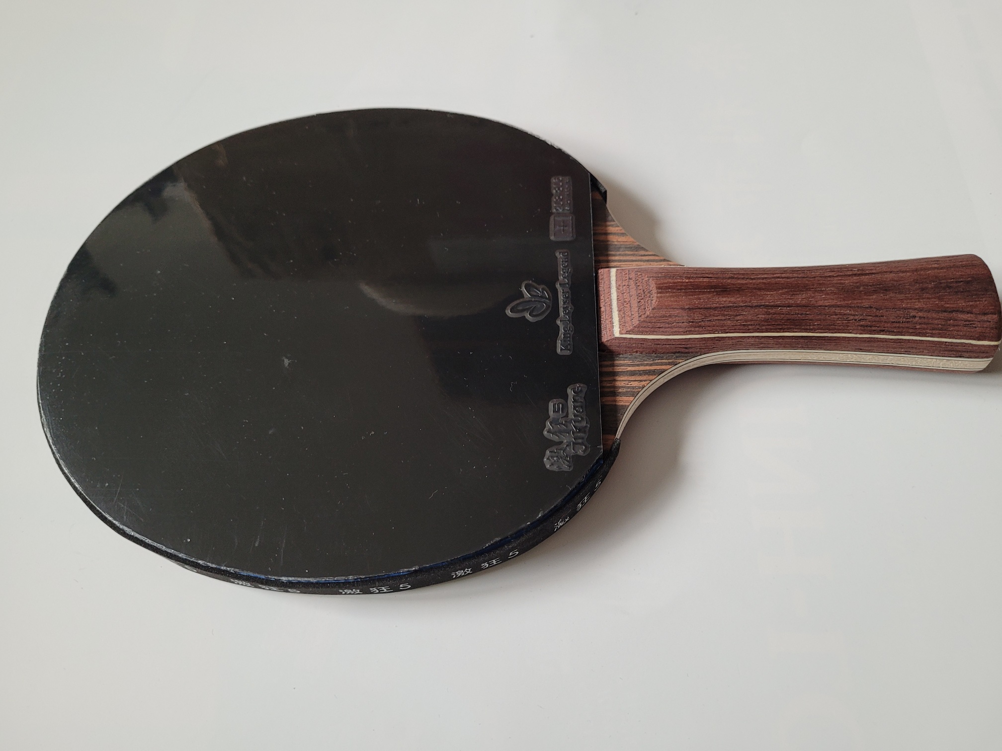 Tischtennisschläger King Leyser Legend X5 Carbon Jikuang Friendship 729 + Hülle – Bild 7