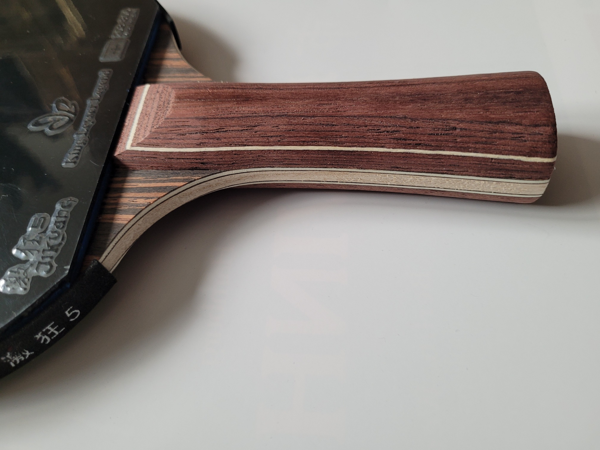 Tischtennisschläger King Leyser Legend X5 Carbon Jikuang Friendship 729 + Hülle – Bild 9