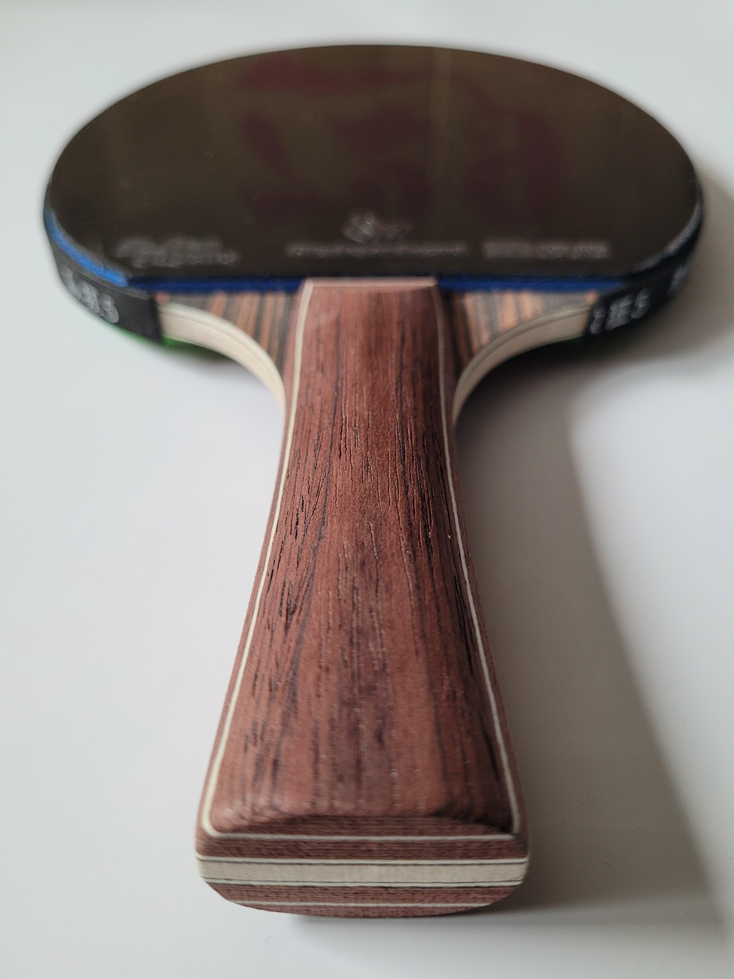 Tischtennisschläger King Leyser Legend X5 Carbon Jikuang Friendship 729 + Hülle – Bild 10