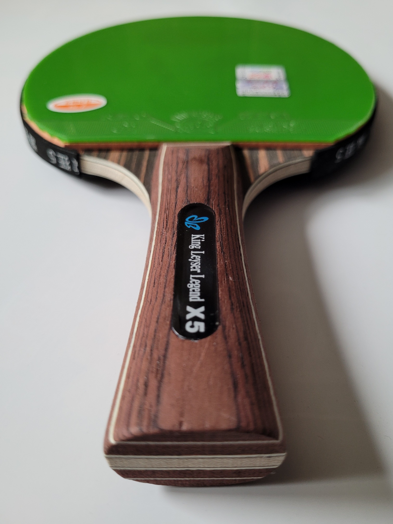 Tischtennisschläger King Leyser Legend X5 Carbon Jikuang Friendship 729 + Hülle – Bild 11