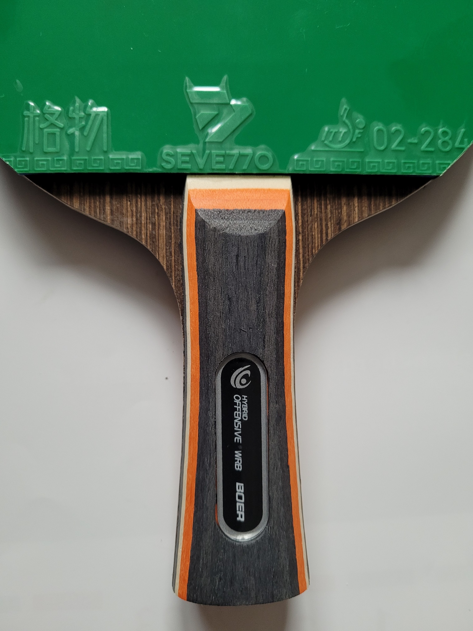 Boer TischtennisschlĂ€ger Iron Sword Carbon Bloom Spin Sevetto â Bild 6