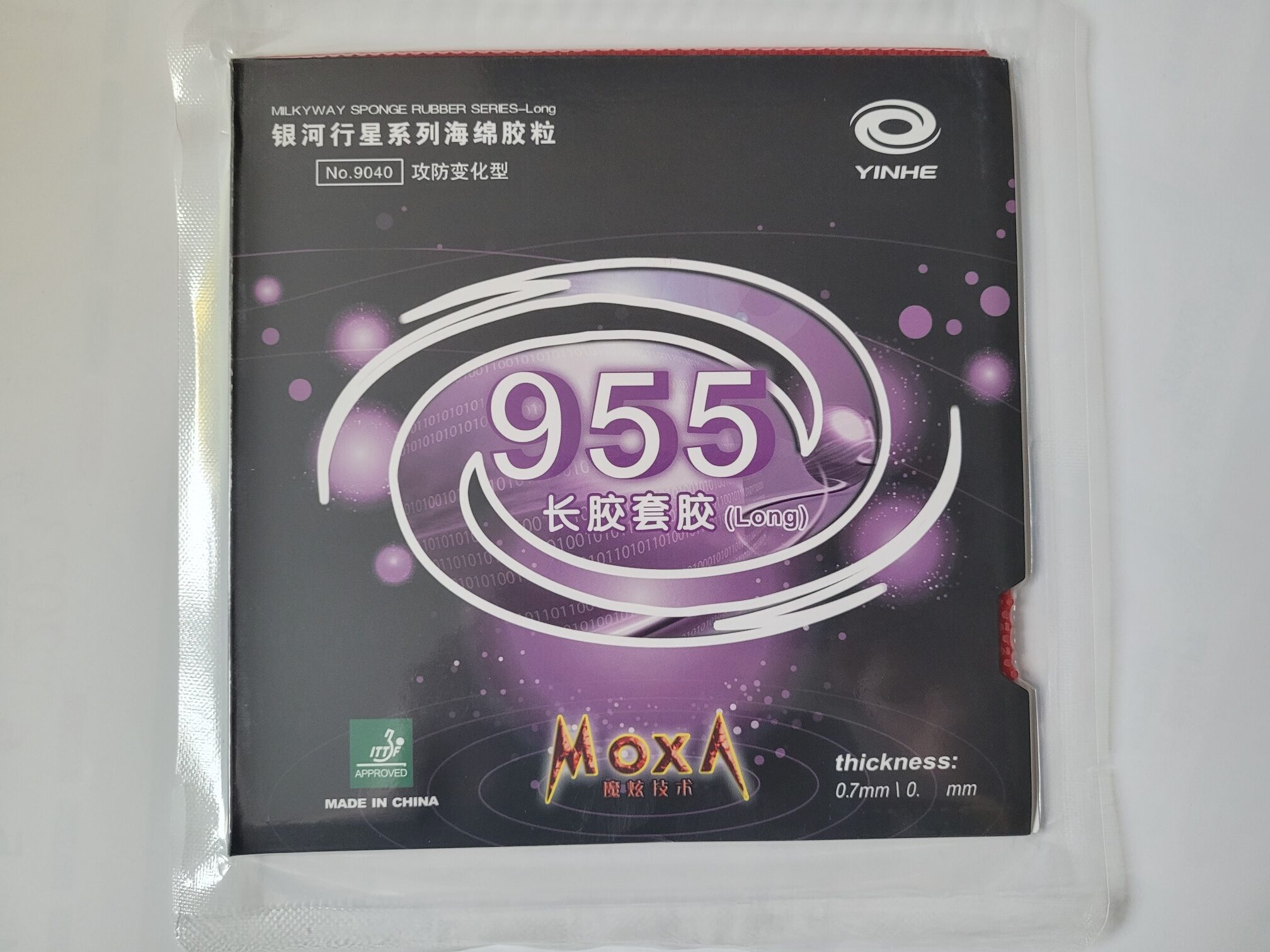 Yinhe Belag 955 MOXA Lange Noppen