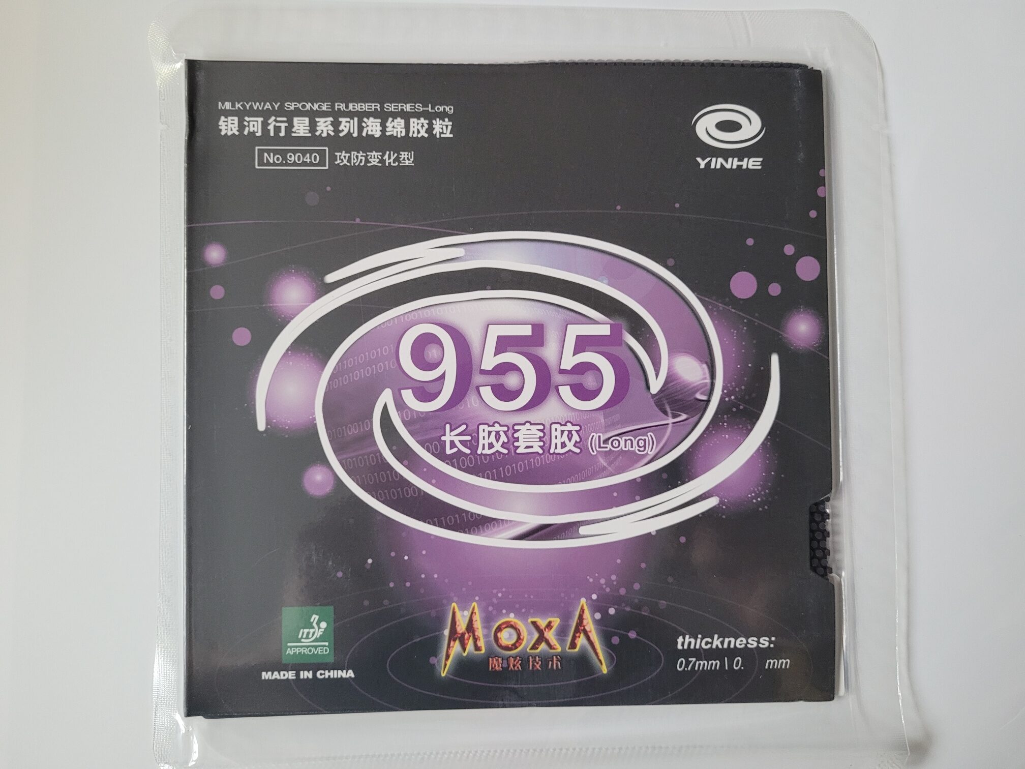 Yinhe Belag 955 MOXA Lange Noppen – Bild 2