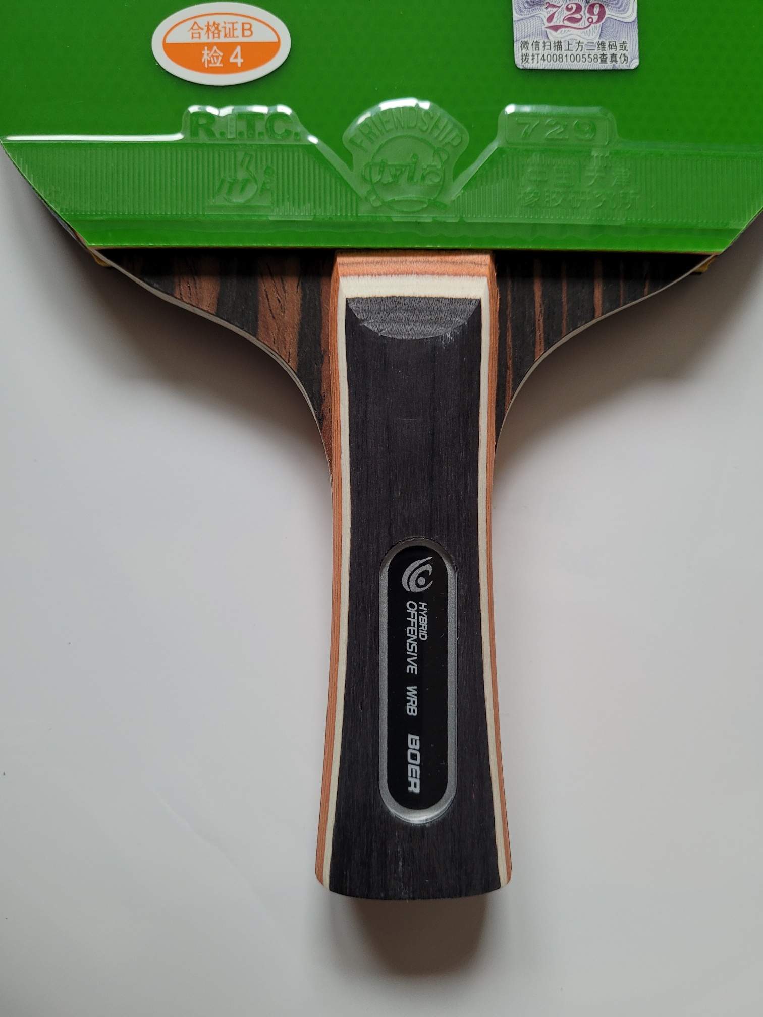 BOER Schläger Ebony Carbon konkav Friendship 729 Reactor Corbor – Bild 4