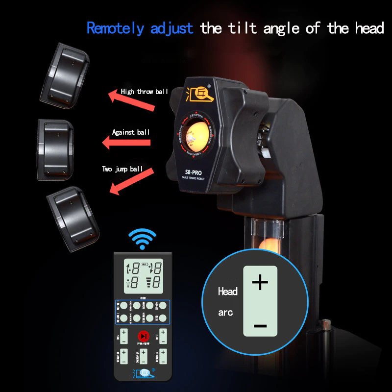 Tischtennis Ballroboter Huipang S8 Pro Ballmaschine – Bild 2