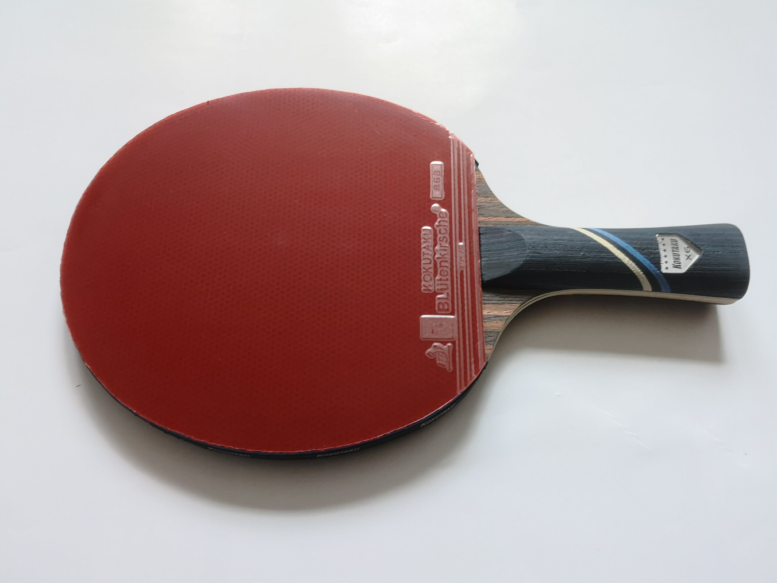 Kokutaku Schläger X6 Carbon konkav + Hülle – Bild 2
