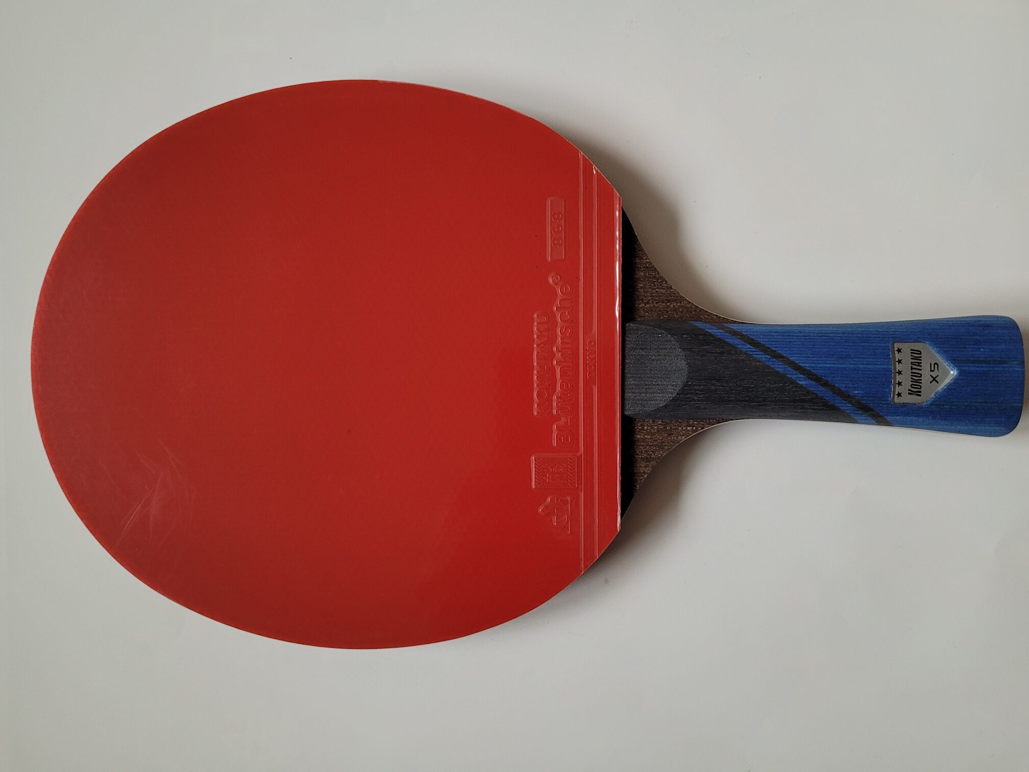 Kokutaku Schläger X5 Carbon konkav + Hülle – Bild 2