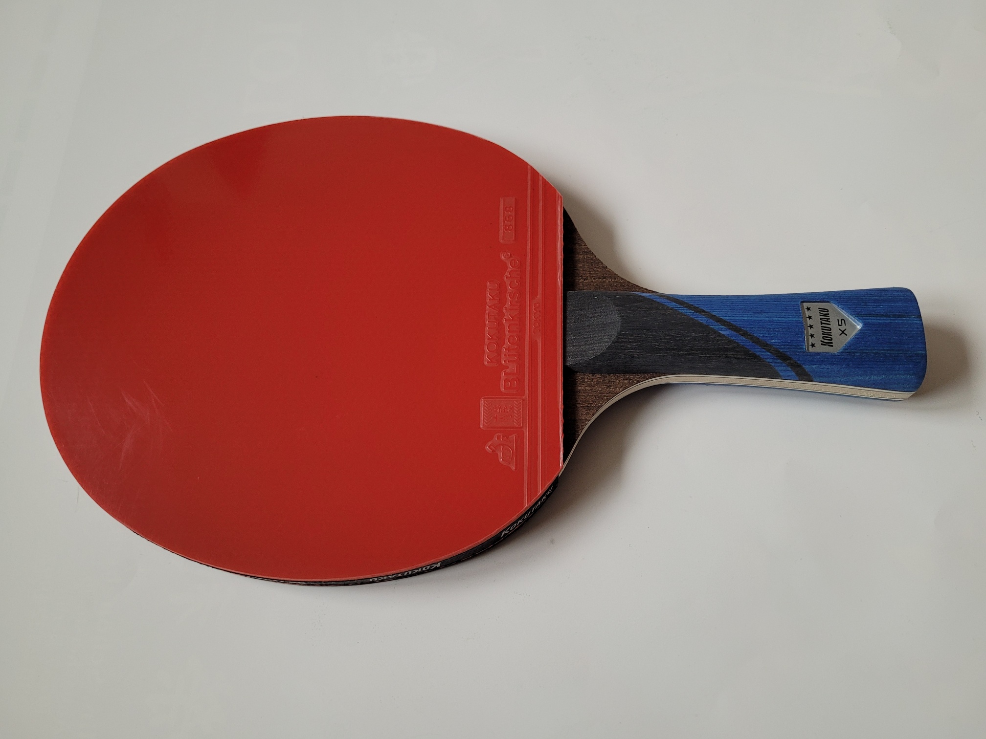 Kokutaku Schläger X5 Carbon konkav + Hülle – Bild 6