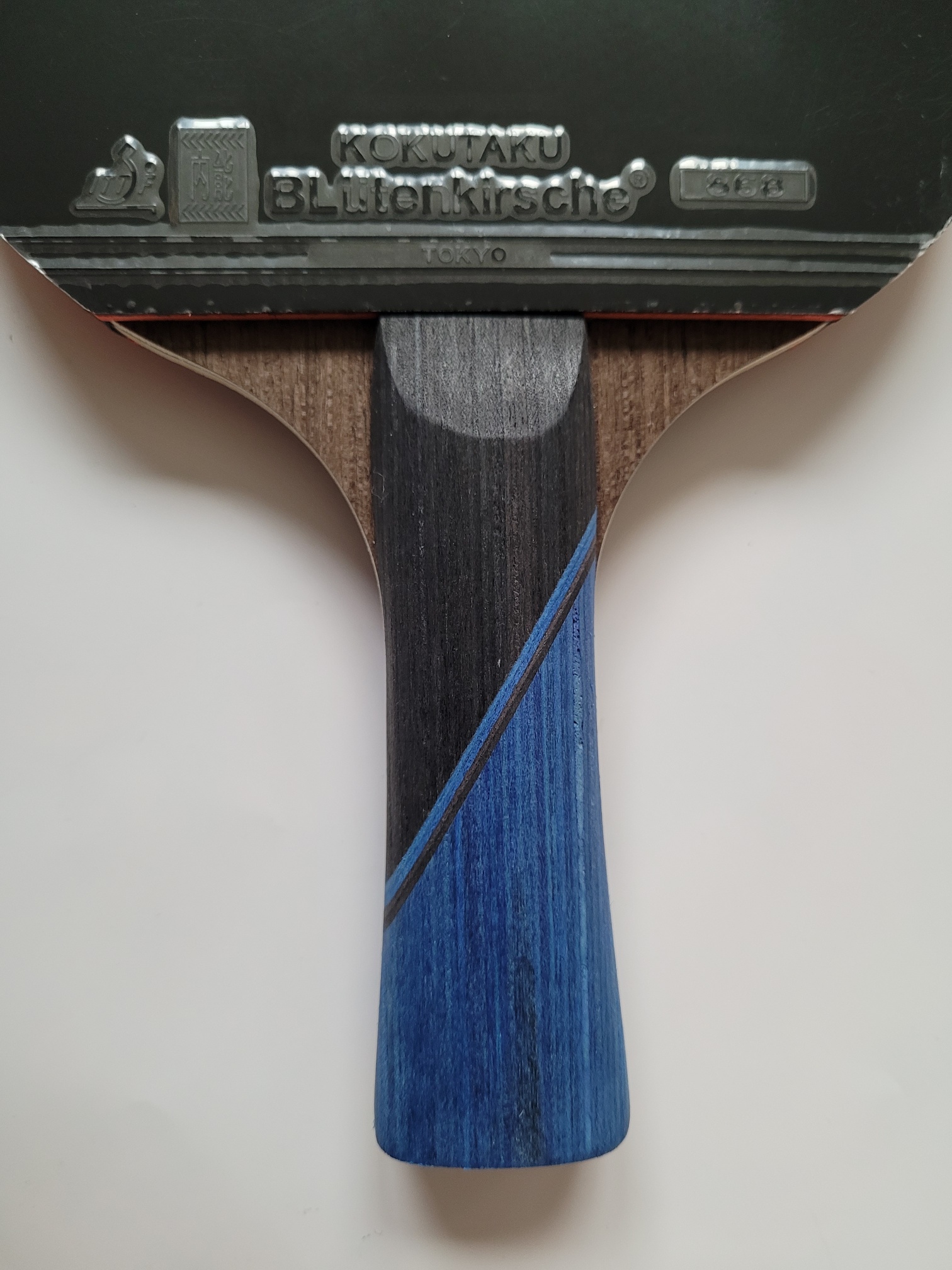 Kokutaku Schläger X5 Carbon konkav + Hülle – Bild 5