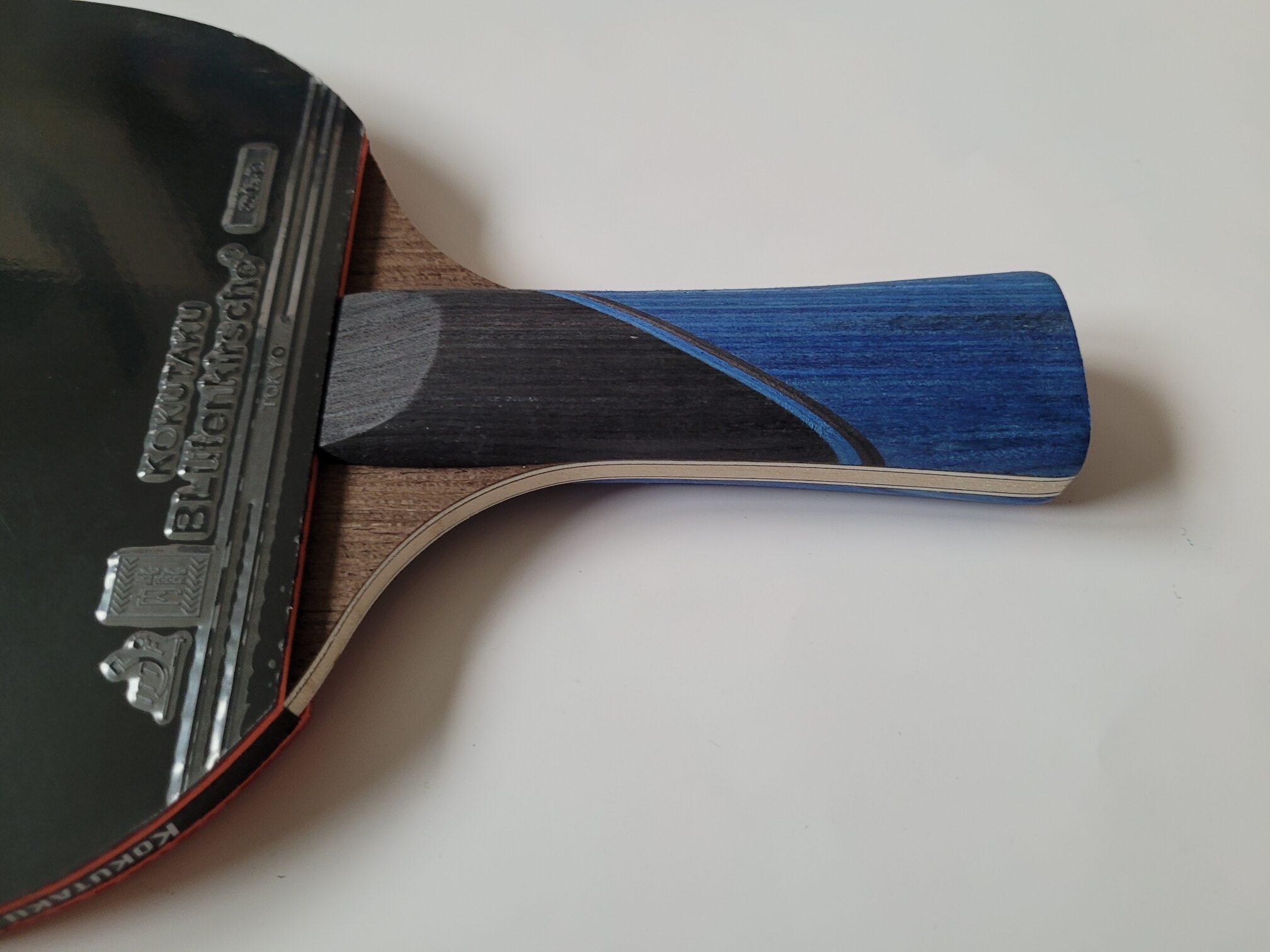 Kokutaku Schläger X5 Carbon konkav + Hülle – Bild 9